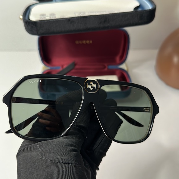 💯 - Authentic New Gucci GG0734S 004 62 Unisex Sunglasses - Picture 12 of 13
